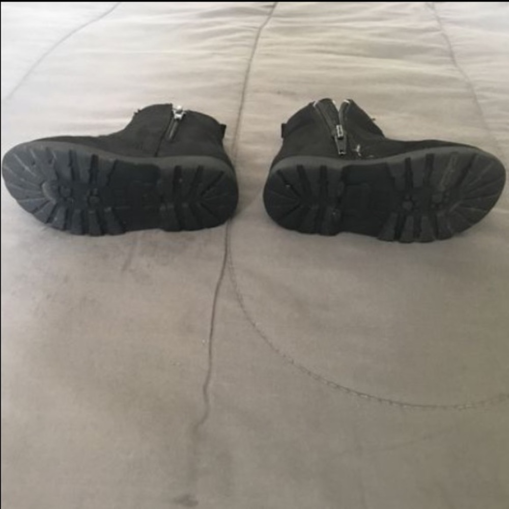 H&M toddler black suede boots
